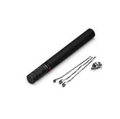 Magic FX Handheld Luftschlangen Kanone 50cm Silber Metallic 
