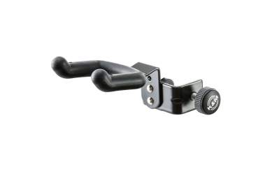 K&M 15590 Ukulele-Halter, schwarz 