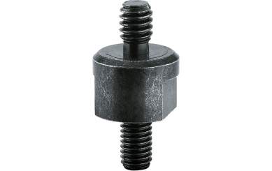 K&M 23721-100 Gewindebolzen, schwarz passiviert 