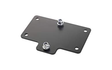 K&M 24357 Adapterplatte 4, schwarz 