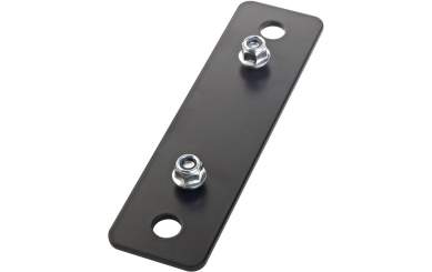 K&M 24358 Adapterplatte 5, schwarz 