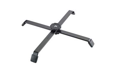 K&M 17725 Bodenstativ für Scheinwerfer, schwarz 