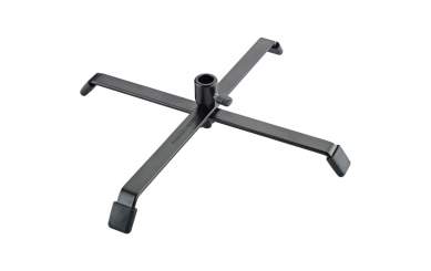 K&M 17720 Bodenstativ für Scheinwerfer, schwarz 