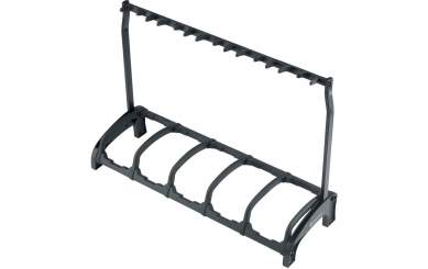 K&M 17515 5-fach Gitarrenständer Guardian 5, schwarz 