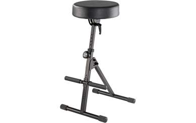 K&M 14061 Stehhilfe mit Gasdruckfeder, schwarz Kunstleder 
