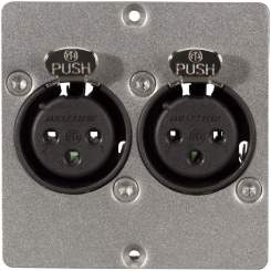 Sommer Anschluss-Modul 2x XLR female 