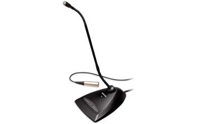 Shure MX 418 D/C Microflex Schwanenhalsmikrofon mit Tischfuß 