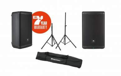 JBL EON 715 Paar inkl. gratis Ständer Set 