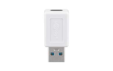 Goobay USB 3.0 SuperSpeed-Adapter USB-A auf USB-C, weiß  