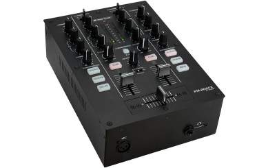 Omnitronic PM-202FX 2-Kanal-DJ-Mixer mit Filter, FX und Bluetooth 