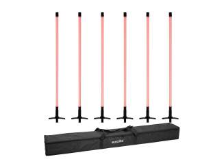 Eurolite Set 6x LED Leuchtstab 134cm RGB + Soft-Bag 