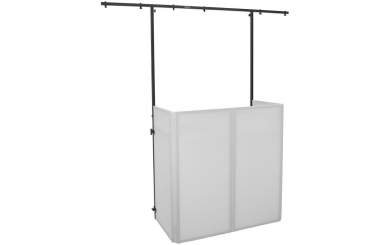 Omnitronic Set Compact Mobile DJ Stand inkl. Cover + Überbaurahmen 
