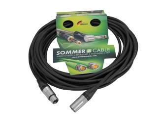 Sommer Cable XLR Kabel 3pol 6m sw Neutrik 