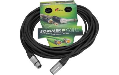 Sommer Cable XLR Kabel 3pol 10m sw Neutrik 