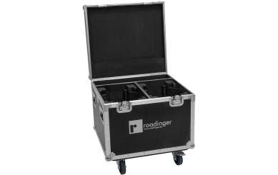 Roadinger Flightcase 2x EYE-1940 mit Rollen 