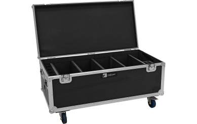 Roadinger Flightcase 4x AKKU Multiflood IP 18x10W RGBW Wash CRMX mit Ladefunktion 