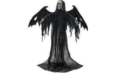 Europalms Halloween Schwarzer Engel, 175x100x66cm 
