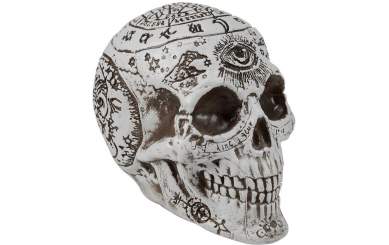 Europalms Halloween Totenkopf, mystisch, 12x10x18cm 