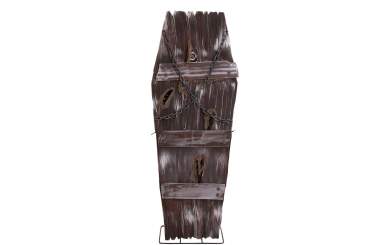 Europalms Halloween Sarg des Schreckens, animiert, 155cm 