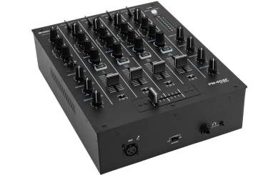 Omnitronic PM-404F 4-Kanal-DJ-Mixer mit Filter und Bluetooth 