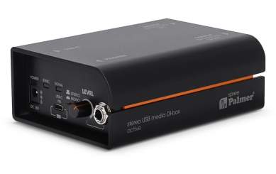 Palmer RIVER spree - Aktive Stereo-Media-DI-Box mit USB-C 