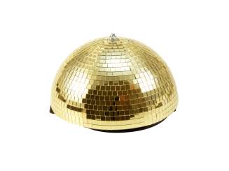Eurolite Spiegel-Halbkugel 30cm gold motorisiert 