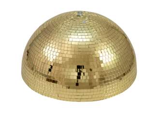 Eurolite Spiegel-Halbkugel 40cm gold motorisiert 