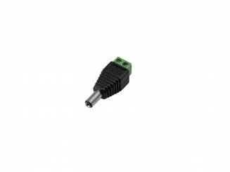Eurolite Adapter Hohlstecker/Schraubklemme männlich 