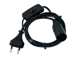 Eurolite E14-Fassung m. Netzkabel,Stecker,Schalter 