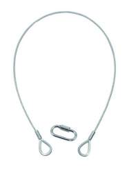 Sicherungsseil A 3x600mm bis 5kg, silber 