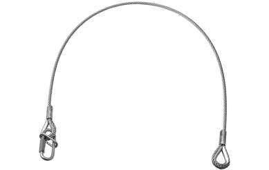 Eurolite Sicherungsseil UNV-5 3x600mm bis 5kg sil 