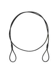 Eurolite Stahlseil (SC) 900x3mm schwarz ohne Verbinder 