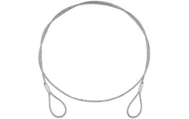 Eurolite Stahlseil (SC) 900x4mm silber 
