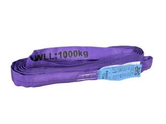 SHZ Rundschlinge Länge 3m / 1000kg nach EN 1492-2 SF7 violett 