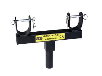 Block And Block AM3802 Traversenadapter 38mm Aufnahme male 