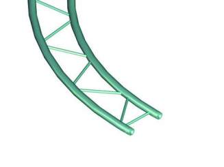 Alutruss BILOCK Element f.Kreis 6m innen horiz.45° 
