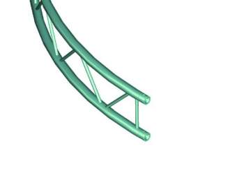 Alutruss BILOCK Element f.Kreis 3m innen verti.90° 