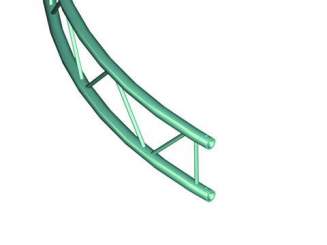Alutruss BILOCK Element f.Kreis 4m innen vert.90° 