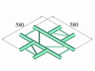 Alutruss Decolock DQ2-PAC41H 4-Weg Kreuz 