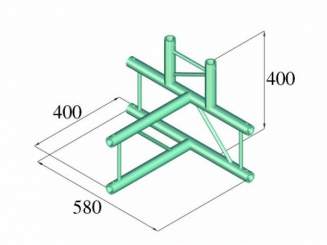 Alutruss Decolock DQ2-PAT42V 4-Weg T-Stück 