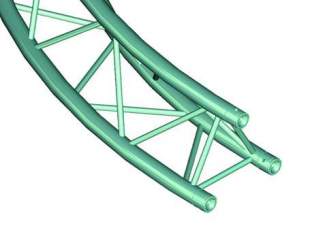 Alutruss TRILOCK 6082 Kreiselement 4m in.90° 