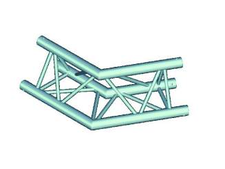 Alutruss TRILOCK E-GL33 C-22 2-Weg-Ecke 120° 