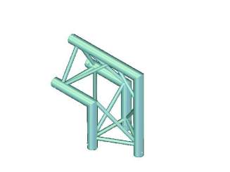 Alutruss TRILOCK E-GL33 C-24 2-Weg-Ecke 90° /\ 3-Punkt 