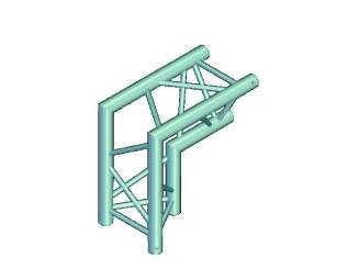 Alutruss TRILOCK E-GL33 C-25 2-Weg-Ecke 90° \/ 