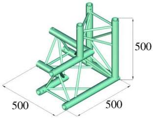 Alutruss TRILOCK S-PAL-33 3-Weg-Ecke \/ rechts 