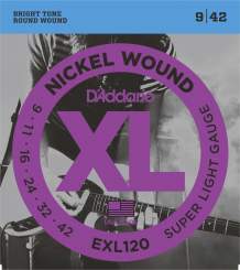 Daddario EXL120 Saitensatz für E-Gitarre 009-042 