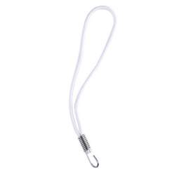 Adam Hall Spannfix 5 mm x 250 mm weiß mit Metallhaken 