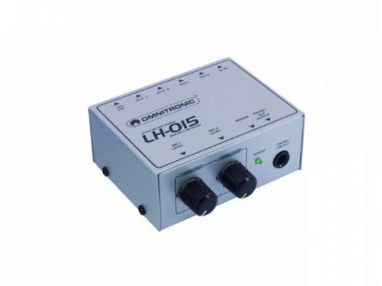 Omnitronic LH-015 2-Kanal Mini-Line-Mixer 