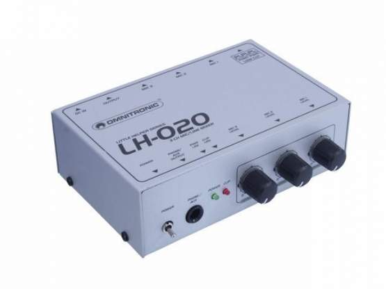 Omnitronic LH-020, 3 Kanal Mic/Line-Mixer 