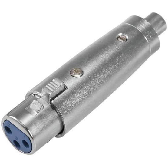 Omnitronic Adapter Cinchbuchse XLR-Kupplung 